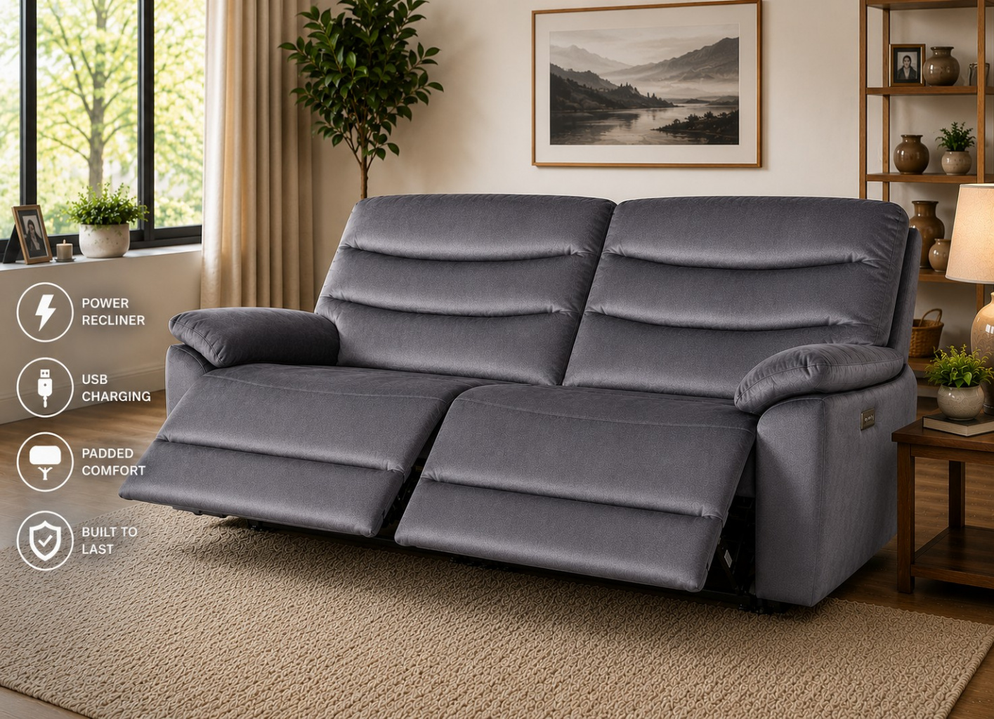 Toledo 2 Seater Power Recliner Toledo 2 Seater Power Recliner